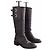 Botas Sartore de cuero negro - vista 3
