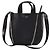 Iro Schultertasche aus schwarzem Leder