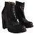 Free Lance Lederstiefel Schwarz - Ansicht 3