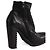 Free Lance Lederstiefel Schwarz - Ansicht 4