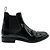 Church's Stivaletti Chelsea Church Black Patent Wingtip Brogue - vista 2