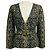 Gucci Runway Blazer Jacke mit Python-Print Olive Green / Black mit Gürtel