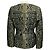Gucci Runway Blazer Jacke mit Python-Print Olive Green / Black mit Gürtel - Ansicht 3