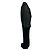 Alaïa Casaco bi-tecido em lã e seda Black Noir da Alaia com cauda de vestido em malha longa - vista 2