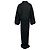 Alaïa Casaco bi-tecido em lã e seda Black Noir da Alaia com cauda de vestido em malha longa - vista 3