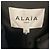 Alaïa Casaco bi-tecido em lã e seda Black Noir da Alaia com cauda de vestido em malha longa - vista 4