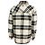 Isabel Marant Etoile Ervey Karierte Steppjacke Ecru - Ansicht 3