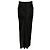 Saia maxi drapeada em jersey com cristais pretos Paco Rabanne - vista 3