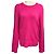 Jersey de cachemira Amiri con efecto desgastado fuchsia pink