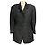 Issey Miyake Black Textured Two Button Blazer Jacket