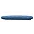 Clutch Chanel Medium Quilted Lambskin O Case Azul - vista 3