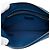 Clutch Chanel Medium Quilted Lambskin O Case Azul - vista 4