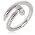 Anello Cartier Juste Un Clou in oro bianco e diamanti - vista 2