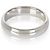 Tiffany & Co. Fascia Tiffany Forever 4.5mm in platino - vista 3