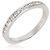 Tiffany & Co. Platin-Band mit diamantbesetztem Kanalschliff - Ansicht 2