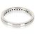 Tiffany & Co. Platin-Band mit diamantbesetztem Kanalschliff - Ansicht 4