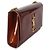 Autre Marque Saint Laurent Baby Brown Patent Monogram Small Kate Chain Bag - Ansicht 4