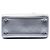 Borsa Lady Dior Medium in pelle verniciata metallizzata Microcannage Argento - vista 3