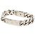 Bracciale a catena Monogramme in ottone argentato Louis Vuitton - vista 2