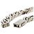 Bracciale a catena Monogramme in ottone argentato Louis Vuitton - vista 6