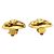 Orecchini a clip ovali placcati oro Chanel CC Gold - vista 13
