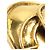 Orecchini a clip ovali placcati oro Chanel CC Gold - vista 8