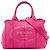 Borsa Tote Satchel Prada Small Canvas Canapa Logo Rosa