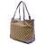 Borsa Tote Gucci Medium GG Canvas Craft Beige - vista 2