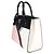 Louis Vuitton Rose White Navy Calfskin Monogram Tape City Steamer MM - vista 3