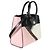 Louis Vuitton Rose White Navy Calfskin Monogram Tape City Steamer MM - vista 4