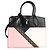 Louis Vuitton Rose White Navy Calfskin Monogram Tape City Steamer MM - vista 5