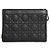 Pouch con zip e catena Caro in pelle di vitello Cannage nera Christian Dior - vista 2