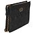 Pouch con zip e catena Caro in pelle di vitello Cannage nera Christian Dior - vista 4
