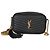 Autre Marque Borsa Saint Laurent Mini Lou Camera Bag in pelle Grain De Poudre matelassé nera