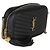 Autre Marque Borsa Saint Laurent Mini Lou Camera Bag in pelle Grain De Poudre matelassé nera - vista 4