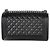 Borsa Chanel Medium Boy Bag in pelle caviar matelassé nera - vista 2