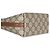 Borsa Bucket Nano Gucci Beige e Marrone Scuro GG Supreme Monogram Emblem - vista 6