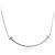 Collana Tiffany T Smile Small Model in oro bianco e diamanti Tiffany & Co.
