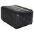 Chanel Vanity Case Piccolo in Pelle di Agnello Matelassé Nero con Manico Superiore e Catena - vista 6