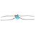 Collana Solari David Yurman in argento sterling e diamanti - vista 3
