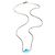 Collana Solari David Yurman in argento sterling e diamanti - vista 4