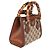 Borsa Mini Diana Tote Gucci Camel New Canvas Charisma in vitello e cristalli GG - vista 4