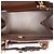 Borsa Mini Diana Tote Gucci Camel New Canvas Charisma in vitello e cristalli GG - vista 5