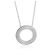 Pendente Metro Circle Tiffany & Co. in oro bianco e diamanti
