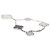 Van Cleef & Arpels Magic Alhambra Armband aus Weißgold, Perlmutt und Chalcedon - Ansicht 2
