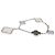 Van Cleef & Arpels Magic Alhambra Armband aus Weißgold, Perlmutt und Chalcedon - Ansicht 3