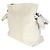 Clutch Mini Flamenco Loewe in pelle di vitello nappa bianca - vista 3