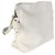 Clutch Mini Flamenco Loewe in pelle di vitello nappa bianca - vista 4