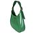 Bolsa de Ombro Prada em Couro de Bezerro Box Verde - vista 3