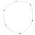 Collana Tiffany & Co. Platinum Diamond Elsa Peretti Diamonds By The Yard - vista 2
